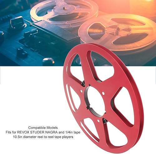 1/4 10,5 Pollici Nab Avvolgi Nastro da Bobina a Bobina, Bobina di Avvolgimento a Bobina Aperta per REVOX Studer, Accessorio per Registratore da Bobina a Bobina in Alluminio - Honorern