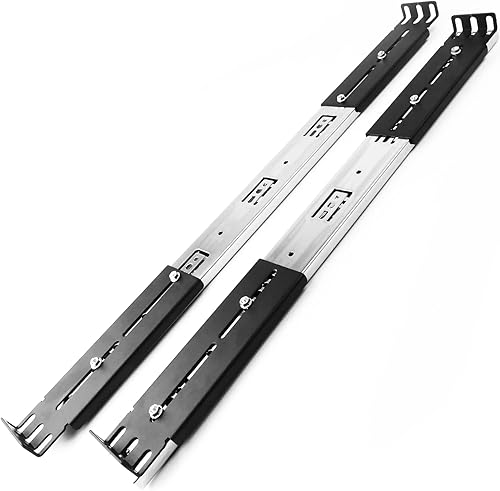 RackMatic - Guide Laterali telescopiche da 550 mm estensibili per Scatola Rack da 19' IPC - Honorern