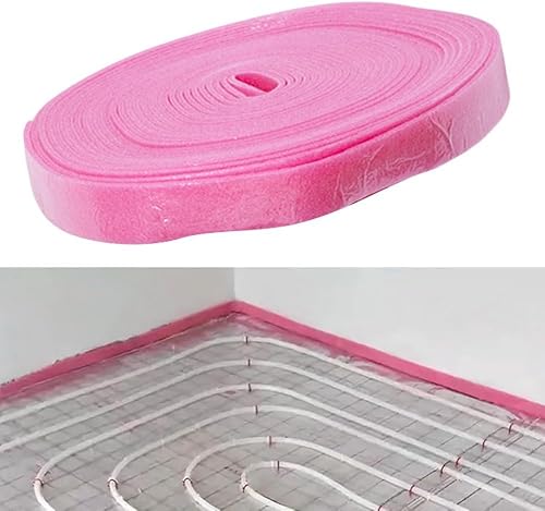 Striscia di bordatura da 20 m, per riscaldamento a pavimento o perimetrale, per applicazioni fai da te, bordatura per bordi per mensole - Honorern