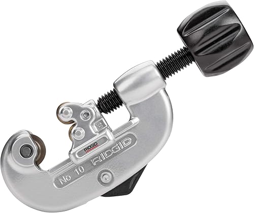 RIDGID 32915 Modello 10 Tagliatubi con Avanzamento a Vite con Rotella per Acciaio inox, Capacità 3-25 mm - Honorern