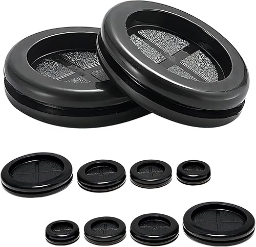 20 Pezzi Anelli di Tenuta in Gomma Passacavi in Gomma, Tappi in Gomma per Fori Passacavi, Occhielli in Gomma per Conduttori Elettrici, 22mm - Honorern