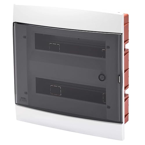 Gewiss Centralino Da Arredo - Da Incasso - Predisposto per Alloggiamento Morsettiere - Bianco Latte GW40233TB 24 Moduli - Honorern