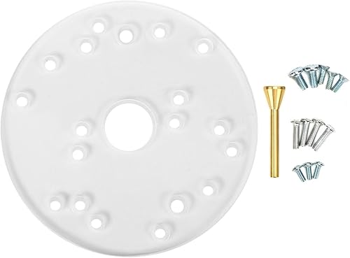 Kit piastra di base per fresatrice, piastra di base in acrilico per utensile ausiliario per la lavorazione del legno di fresatrici - Honorern