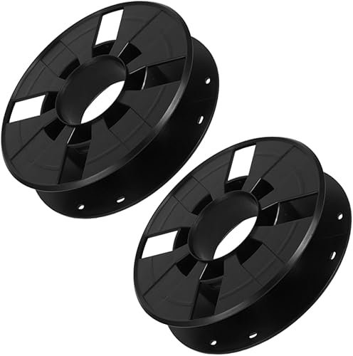 2 Pezzi Retrattile Bobina Bobina Ruota Prolunga Organizzatore Di Stoccaggio Montaggio A Parete Prolunga Cavo Prolunga Filo Appeso Bobina Cavo Bobina Supporto Nero - Honorern