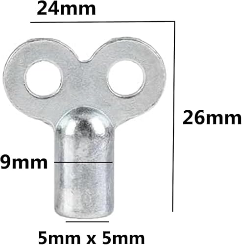 Valvola di sfiato manuale per radiatore con valvola di sfiato dell'aria da 1/2' BSP per sfiato dell'aria del radiatore e tappo terminale - Honorern