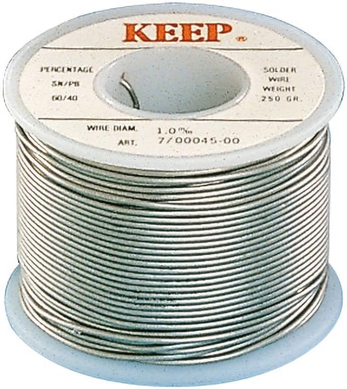 CONFEZIONE BOBINA FILO STAGNO 60/40 100 GR 0,8 - Honorern