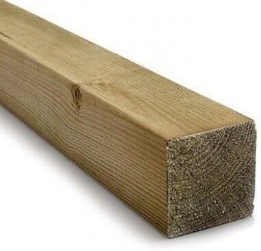 Listone Legno Pino Impregnato Autoclave mm 70 x 70 x 3000 Tavola Morale Esterno - Honorern