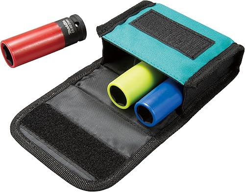 Makita E-12354 Set di chiavi a bussola per dadi ruota profonda 3 pezzi - Honorern