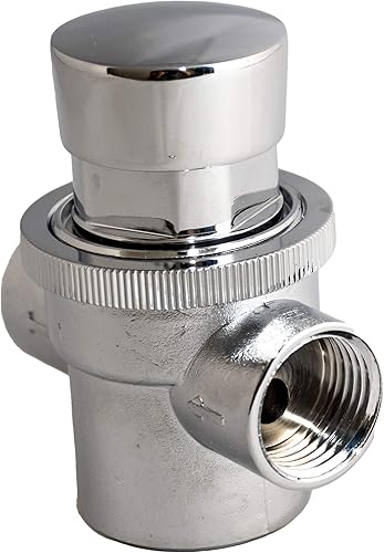 Rubinetto a pulsante con timer cromato per lavabo automatico. Uso nel settore alberghiero e industriale - Honorern