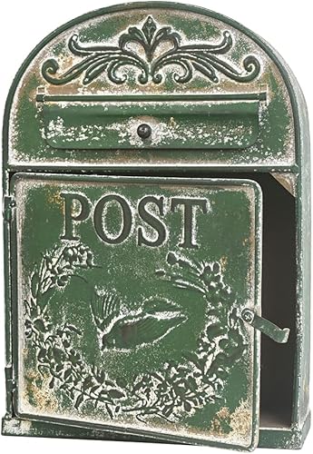 All Chic Casella postale Cassetta postale Montaggio a parete Scatole postali per esterni Vintage Caselle postali/Montaggio a parete Esterno Stile Antico Giardino Decorazione Esterna Artigianato - Honorern