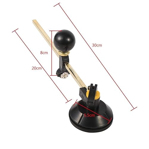 Tagliavetro Circolare per Vetro Bussole Regolabili Cutter Rotativo 40cm max - Honorern