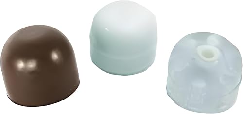 Confezione 2 Pezzi Fermaporta autoadesivo in gomma da pavimento - Ferma Porta in Gomma, Paracolpo Adesivo da Pavimento in gomma, Protezione Apertura Porta (Bianco) - Honorern