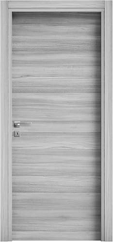 PORTA INTERNA EFFETTO LEGNO OLMO GRIGIO REVERSIBILE - 210 X 80 - Honorern
