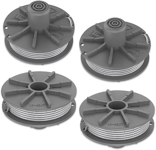 4 Pezzi Bobina a Filo per Tagliabordi,5307-20 Bobina a Filo Ricambioper,Compatibile Con Gardena EasyCut ComfortCut PowerCut SmallCut - Honorern