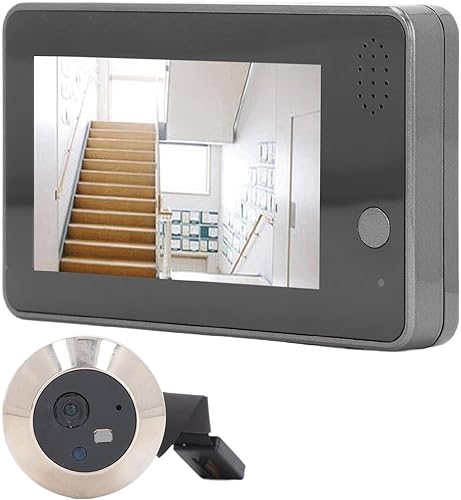 Telecamera Digitale per Spioncino, Avviso di Sicurezza HD 1080P, Connessione WiFi, Rilevamento del Movimento, Lente Rinforzata con Installazione Personalizzabile, per - Honorern