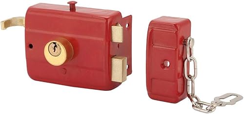 Catenaccio da Rim Lock Guardia di sicurezza Catenaccio morto Scrocco Defender Heavy Dut per porta d'ingresso - Honorern