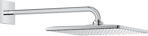 Grohe 26564000 Rainshower Mono Set Soffione Doccia a Parete, 1 Getto, Cromo, Quadrato, EcoJoy - Honorern