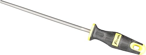 Lima in acciaio al carbonio T12 da 8 pollici, taglio medio, per limatura di metallo tenero, alluminio, stagno, rame, plastica dura, legno duro, file metallico di qualità premium (rotondo) - Honorern