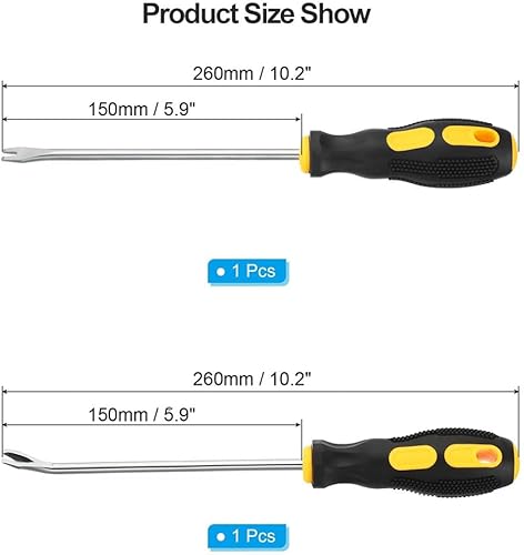 Pinza Tool Kit,Rimozione Clip Pinza,Set Di Base Strumento Per Rimuovere,Estrattore per Chiodi Rivetti,Strumento per Graffette Chiodi per Mobili,Rimuovi Graffette per Tappezzeria,2PC - Honorern