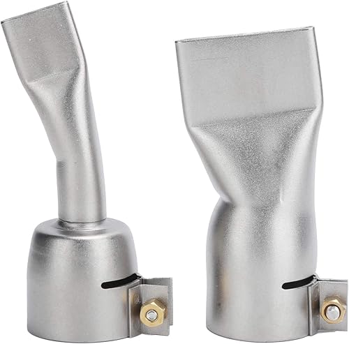 2 ugelli per pistola per saldatura, ugello per pistola ad aria calda, 20 mm, punta piccola 40 mm, in acciaio inox, ugello di ricambio per pistola termica, accessori per saldatura in PP PVC e plastica - Honorern