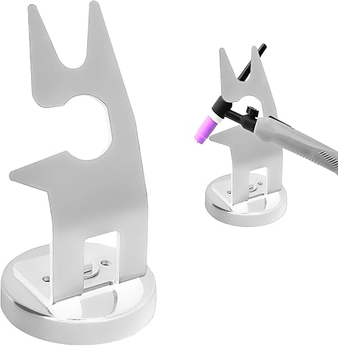 Supporto per Torcia TIG, Robusto e Facile da Usare, Supporto per Torcia di Saldatura TIG, Ampia Gamma di Applicazioni, Supporto per Torcia di Saldatura, per Saldatura TIG (Bianco) - Honorern