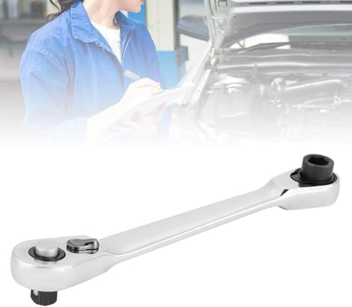 Chiave a Cricchetto a Cricchetto, Mini Cacciavite da 1/4 di Pollice Chiave Dinamometrica Esagonale a 72 Denti Chiave a Cricchetto per Azionamento Reversibile per Officina di Manutenzione di(130mm) - Honorern