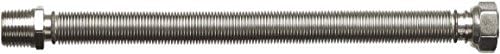 INOXESTENS Tubo Giunto Flessibile Estensibile Acciaio Inox per Acqua Riscaldamento 1' L. 200 X 410 mm MF Made in Italy - Honorern