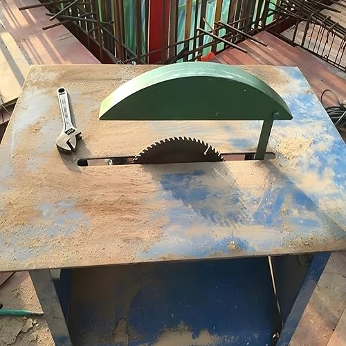 Protezione per Sega Circolare, Coperchio per Sega Coperchio di Sicurezza in Acciaio al Carbonio Tavolo Protegge lo Strumento Falegnameria Coperchio per Tavolo Scorrevole Fornitura per Falegname - Honorern