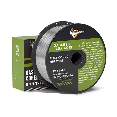 Filo Animato per Saldatura MIG Senza Gas Flux 0,9mm 1kg per Saldatrice No Gas, Cavo Universale per Saldatura MIG MAG, E71T-GS, D100 - Honorern