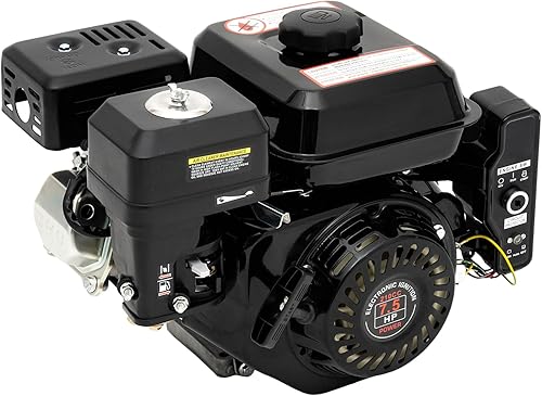 Motore a benzina 4 Tempi 7,5 CV, elettrico Motore Kart 3600 RPM Raffreddamento ad aria Motore Industriale per Compressori Generatori Betoniere - Honorern