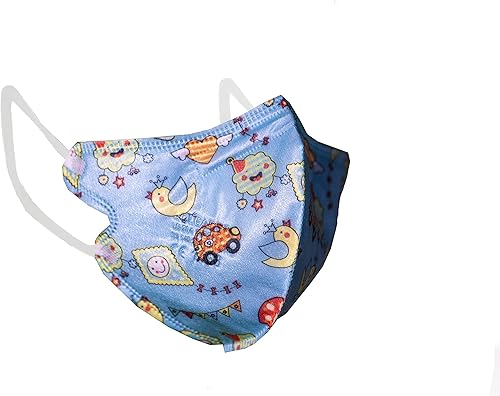 20 Mascherine FFP2 SMALL SIZE (FANTASIA AZZURRA) - Honorern