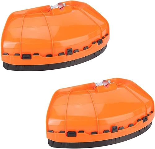 SAROAD 2 protezioni universali per decespugliatore tosaerba, in plastica, per tagliaerba da 26 mm/28 mm - Honorern
