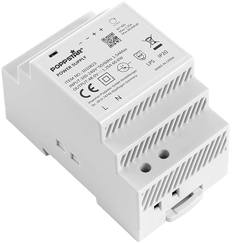 alimentatore switching 220 48V per barra DIN 60W (ingresso 100-240 V AC 50/60 Hz, uscita 48 V DC 1,25 A 60 W) DIN rail alimentatore - Honorern