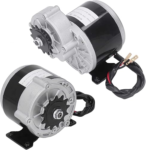 Motore DC, Motore Riduttore di velocità per Bici Elettrica D C 24V 500W 13T 2800 RPM Spazzolato con Ingranaggi - Honorern