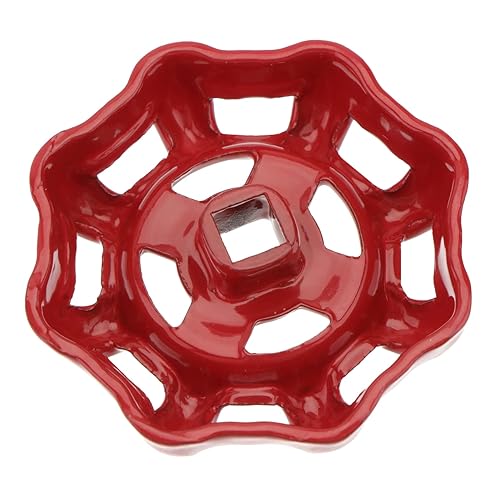50g Maniglia Della Valvola Saracinesca Ghisa Rosso Raccordi Decorativi Per Tubo Bassa Resistenza Fluido E Facile Apertura Chiusura - Honorern