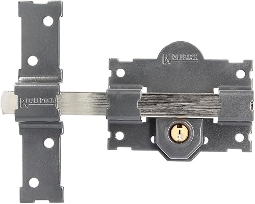 WOLFPACK LINEA PROFESIONAL 3102110 Serratura B-2 Chiave 2 Lati Perno 183 mm Cilindro Rotondo da 50 mm, Cranberry, único - Honorern