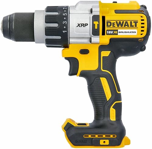 Dewalt DCD996N - Trapano combinato a percussione 18V XR a 3 velocità (solo corpo), 820 W, 18 V, giallo/nero - Honorern