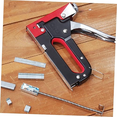 Dispositivo per Graffette per Legno Strumento Multifunzione per Graffette Comodo Manico in Metallo Strumento di Fissaggio a Parete - Honorern