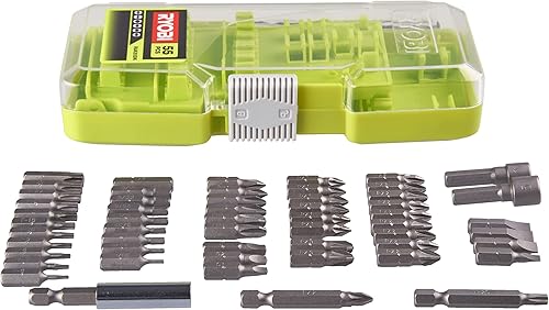 Ryobi RAK55DK - Set di punte per cacciavite (55 pezzi) - Honorern