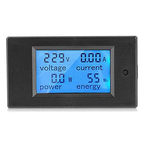 Pannello digitale LCD 100 A 80-260 V Voltmetro Amperometro Multimetro Tester Misuratore di Tensione in kWh e W - Honorern