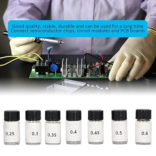 Palline per saldatura a stagno BGA Reballing Saldatura a calore industriale 7 bottiglie Palline per stencil per saldatura a calore universale per saldatura PCB - Honorern