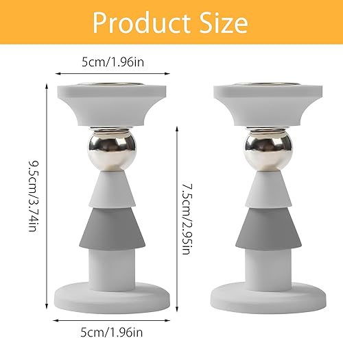 2 Fermaporta Magnetici per Pavimento (Grigio) - Honorern