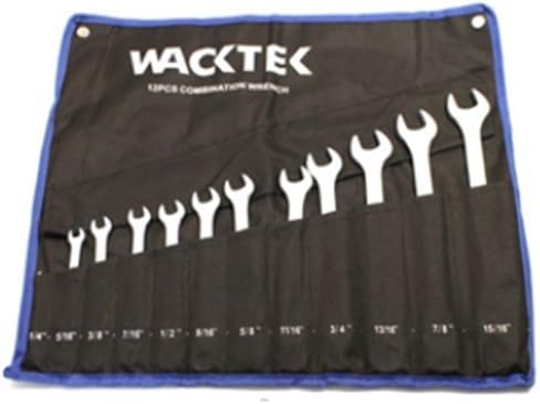 SET CHIAVI COMBINATE IN POLLICI 1/4--15/16 12 PEZZI IN ACCIAIO CHROME VANADIUM - Honorern