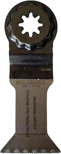 MB152 - Lama per sega, bimetallica, 60 mm per Starlock Plus (legno, metallo, rame, alluminio, chiodi, PVC, plastica) - Honorern