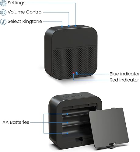 XTU Campanello senza fili, Campanello Interno per Campanello senza fili con Camera J7/J9/J10/J10 Plus - Honorern