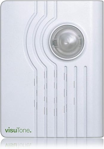 visu Tone – Dispositivo di allerta Compatto per telefono/Campanello, colore: bianco - Honorern