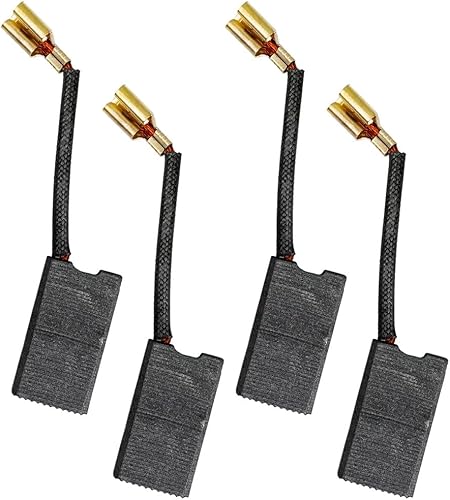 2 paia di spazzole in carbonio, 6 x 12 x 22 mm, compatibili con trapano a percussione Titan TTB278SDS TTB631SDS TTB572SDS TTB571SDS montaggio diretto - Honorern