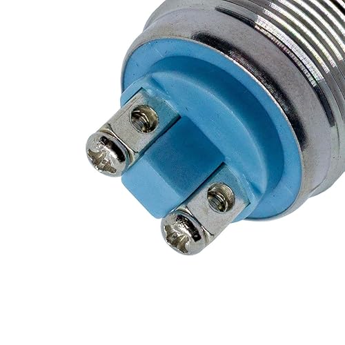 Pulsante in acciaio inox sollevato diametro 25mm I Dimensioni: morsetto a vite 250V 3A I Protezione antivandalica secondo standard IP65 - Honorern