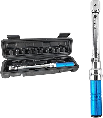 Chiave Dinamometrica 5-25 Nm, 235×9×12 mm Chiave a Cricchetto Regolabile, Precisione Errore ±3%, Chiave di Precisione con Cricchetto Bidirezionale, per Auto, Camion, Moto (1) - Honorern