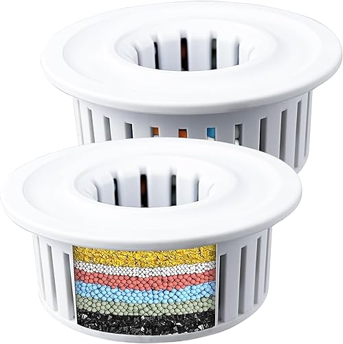 Soffione Doccia Filtrante Katezon, Soffione Doccia ad Alta Pressione Con Filtro Per Acqua Dura Rimuove Cloro e Sostanze Nocive, Soffione Doccia a Pioggia Quadrato da 25cm (Cromo) - Honorern